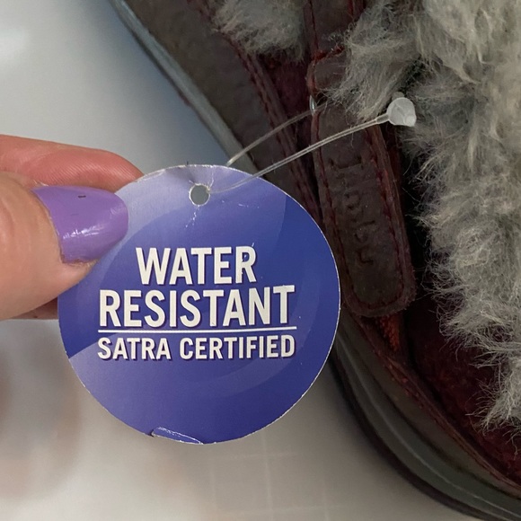 Jambu Iceland Jambu Graham Mule Burgundy women’s size 6 brand new slip on - Picture 11 of 14